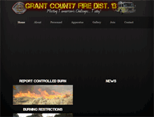 Tablet Screenshot of grant13firerescue.org